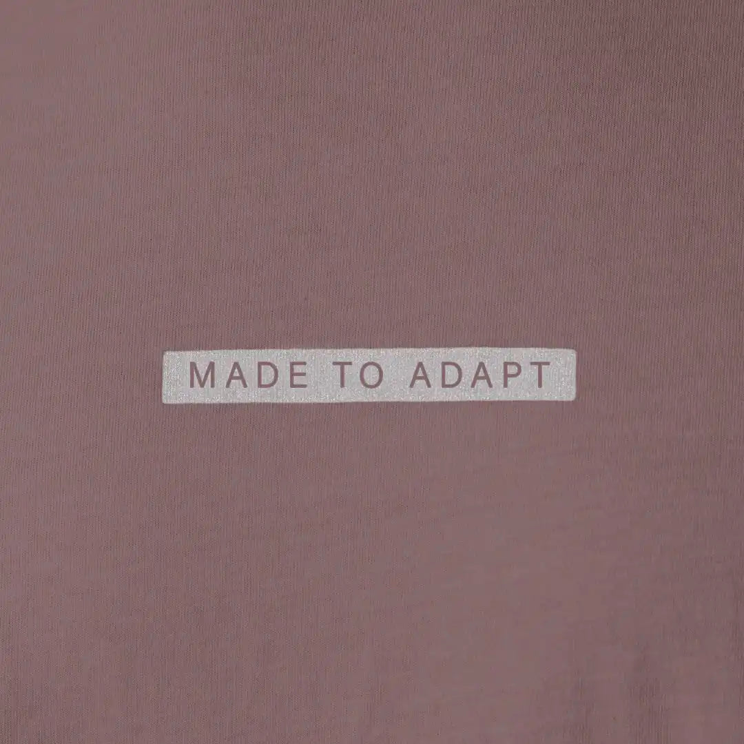Short Sleeve Graphic Crew Neck - Dusty Mauve