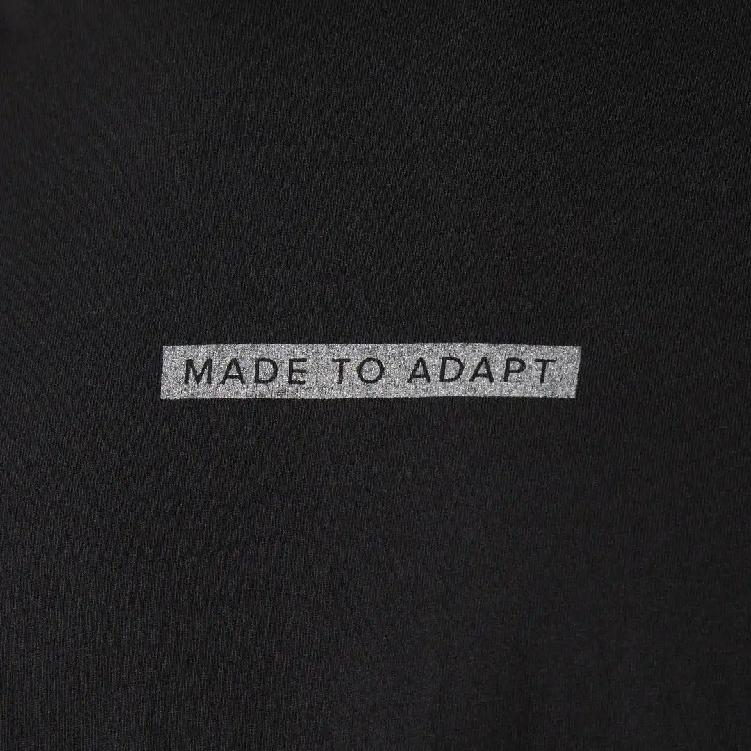Short Sleeve Graphic Crew Neck - Midnight Black